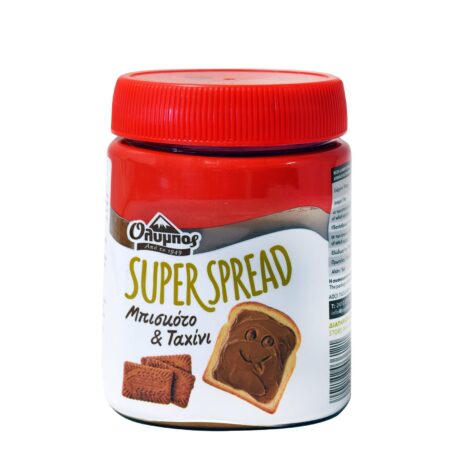 Olympos Tachini and Biscuit / Όλυμπος Super Spread Μπισκότο Και Ταχίνι 350g