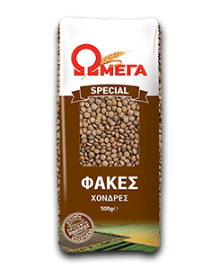 Omega Lentils Thick / ΩΜΕΓΑ Φακές Χονδρές 500g
