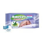 Babycare Baby Wipes With Aloe 63 pcs / Μωρομάντηλα Sensitive Με Αλόη 63τεμ.