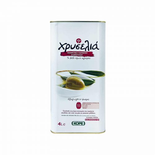 Chryselia Extra Virgin Olive Oil / Χρυσελιά Ελαιόλαδο Έξτρα Παρθένο 4lt