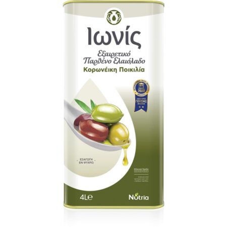 Extra Virgin Olive Oil 4l / Ιωνίς Εξαιρετικό Παρθένο Ελαιόλαδο
