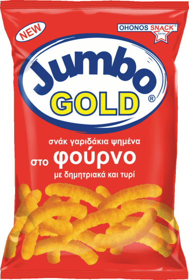 Jumbo Gold Garidakia with Cheese / Γαριδάκια με τυρί 25g