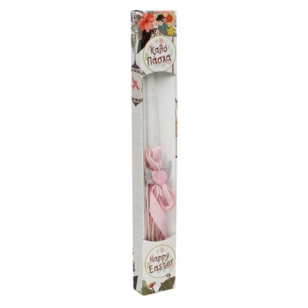 Easter Candle Heart and Angel Wings