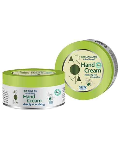 AROMA BIO Hand Cream with Olive Oil & Balsam Nourishing / Κρέμα χεριών AROMA BIO με Ελαιόλαδο & Βάλσαμο 200ml