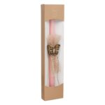Easter Candle Wooden Butterfly