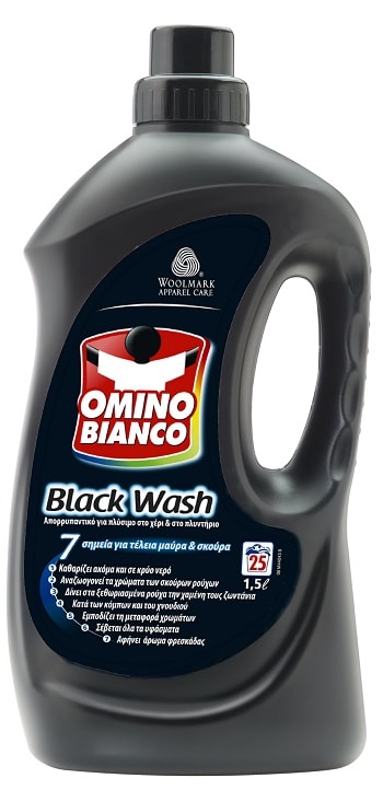 Omino Bianco Black Wash / Υγρό πλυντηρίου Για Σκούρα 1.5lt 25Μεζ.