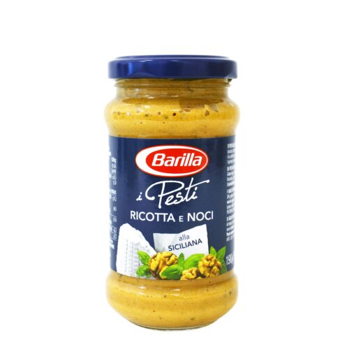 Barilla Pesto with cheese Ricotta and Walnuts / Σάλτσα Pesto με τυρί Ricotta και Καρύδια 190g