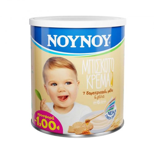 NoyNoy Biscuit Cream / Κρέμα Παιδική με μπισκότα 300g