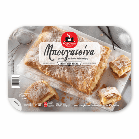 Rodoula Bougatsa Custard Pie with Madagascar Vanilla