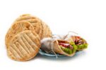 elviart authentic greek pita bread serving suggestion for souvlaki and gyros
