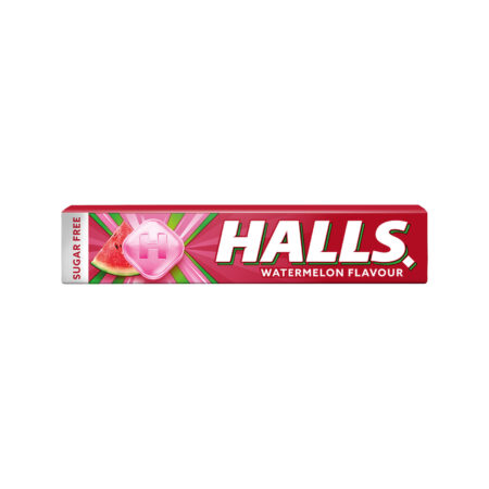 Halls Watermelon Sugar-Free 32g / Καραμέλες Καρπούζι