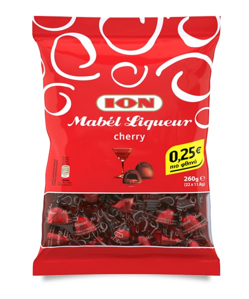 Ion Mabel Cherry Liqueur mini chocolates / Σοκολατάκια με Liqueur Κεράσι 260g