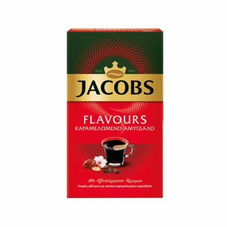 Jacobs Flavours Filter Coffee Almond / Καφές Φίλτρου Καραμελωμένο Αμύγδαλο 250g