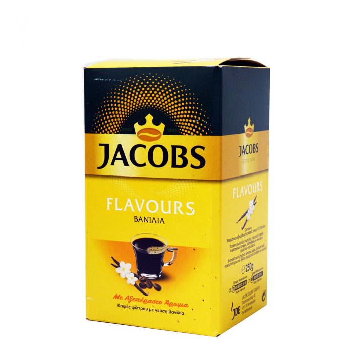 Jacobs Flavours Filter Coffee Vanilla / Καφές Φίλτρου Βανίλια 250g