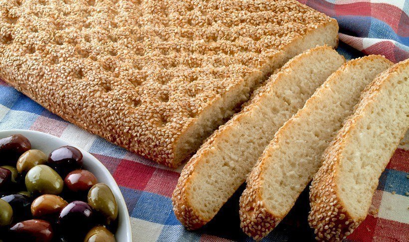 lagana Greek flat bread