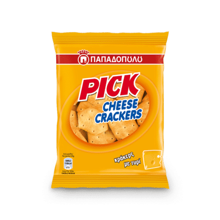 Papadopoulou Pick Crackers Cheese 45g