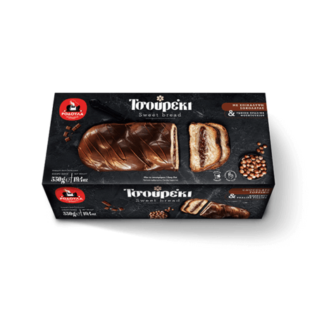 Rodoula Stuffed Tsoureki with Praline